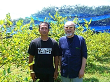 平野農園の平野さん&シェフ