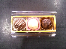 2017年トリュフチョコ3入