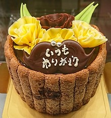 父の日ケーキ☆大黒柱ロール５号＆４号＆３号